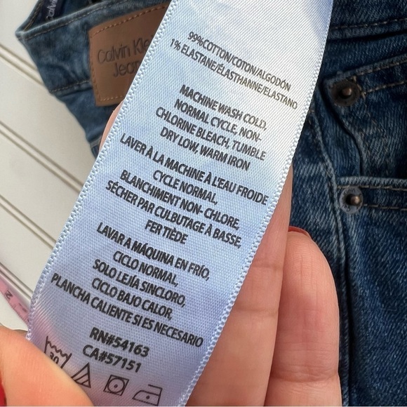 Calvin Klein high rise jeans Size 14/32 - Picture 8 of 11